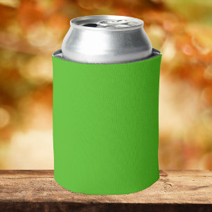 Kelly Green Solid Colour Can Cooler