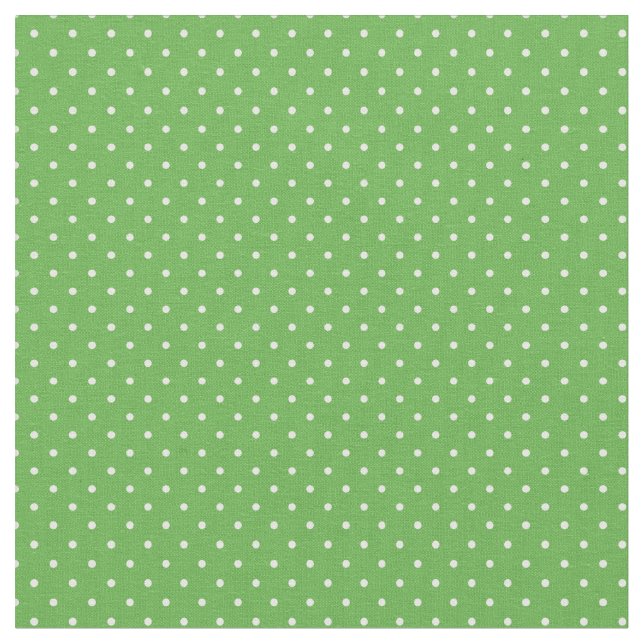 Kelly Green Tiny Dots Fabric (Close Up)