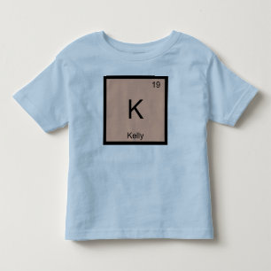 Kelly  Name Chemistry Element Periodic Table Toddler T-Shirt