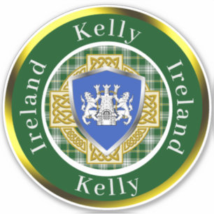 Kelly Shield & Celtic Cross Personalised