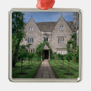 Kelmscott Manor (photo) Metal Tree Decoration