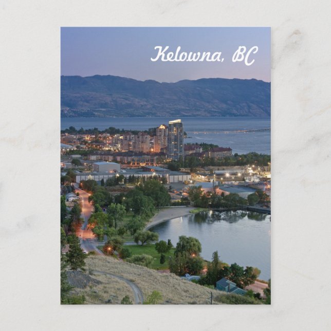 Kelowna, BC Postcard (Front)
