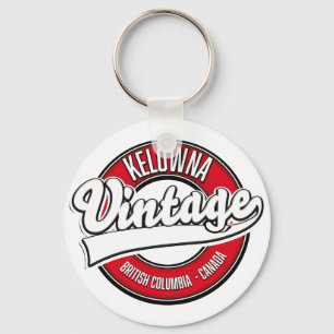 Kelowna British Columbia Canada logo Key Ring