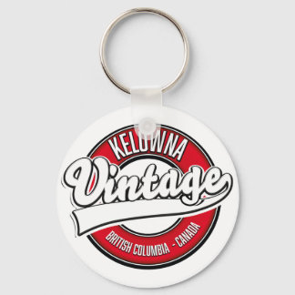 Kelowna British Columbia Canada logo Key Ring