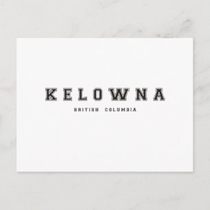 Kelowna British Columbia Postcard