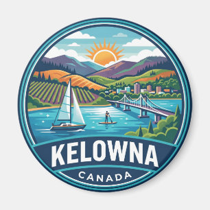 Kelowna Canada Magnet
