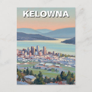 Kelowna Canada Travel Postcard