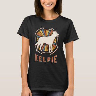 Kelpie Vintage Classic Retro Dog Love T-Shirt