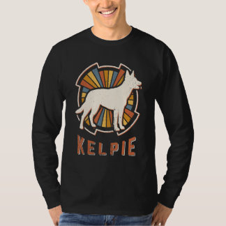 Kelpie Vintage Classic Retro Dog Love T-Shirt