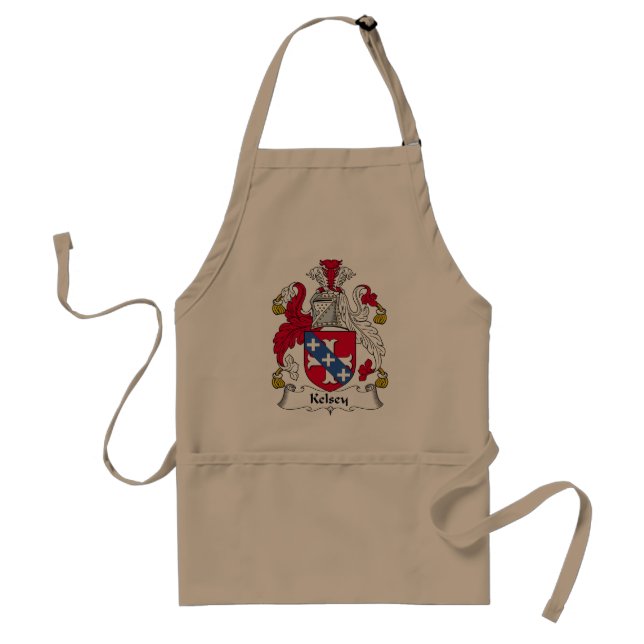 Kelsey Family Crest Standard Apron (Front)