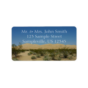 Kelso Dunes at Mojave National Park Label