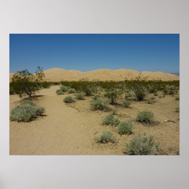 Kelso Dunes at Mojave National Park Poster (Front)