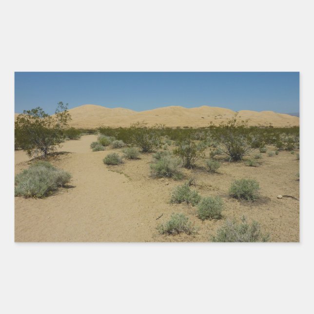 Kelso Dunes at Mojave National Park Rectangular Sticker (Front)