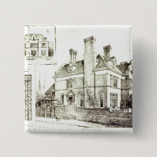 Kelston, St. John's Avenue 15 Cm Square Badge