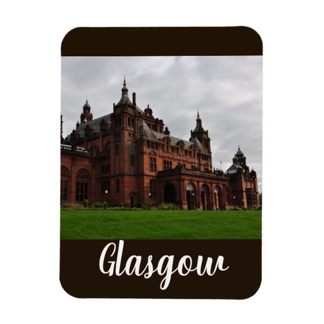 Kelvingrove Glasgow Photo Magnet (Vertical)