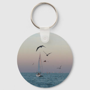 Kemah sailboat key ring