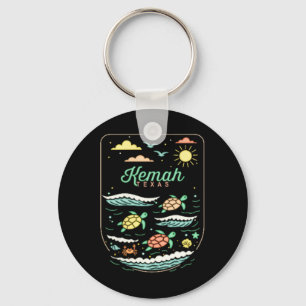 Kemah Tx Cute Beach Vacation Sea Turtle Lover  Key Ring