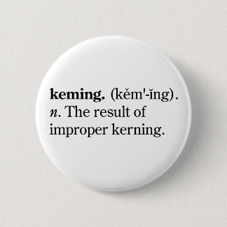 Keming 6 Cm Round Badge