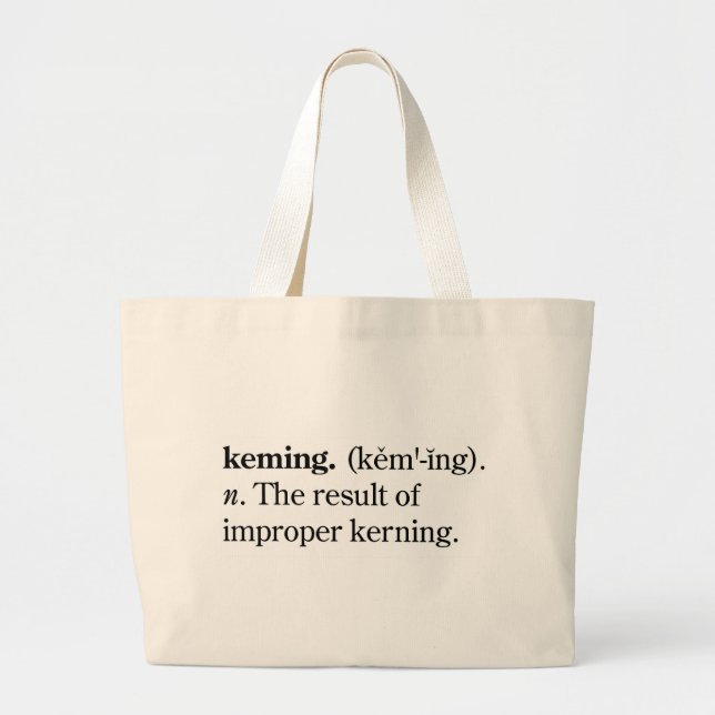 Keming Large Tote Bag (Front)