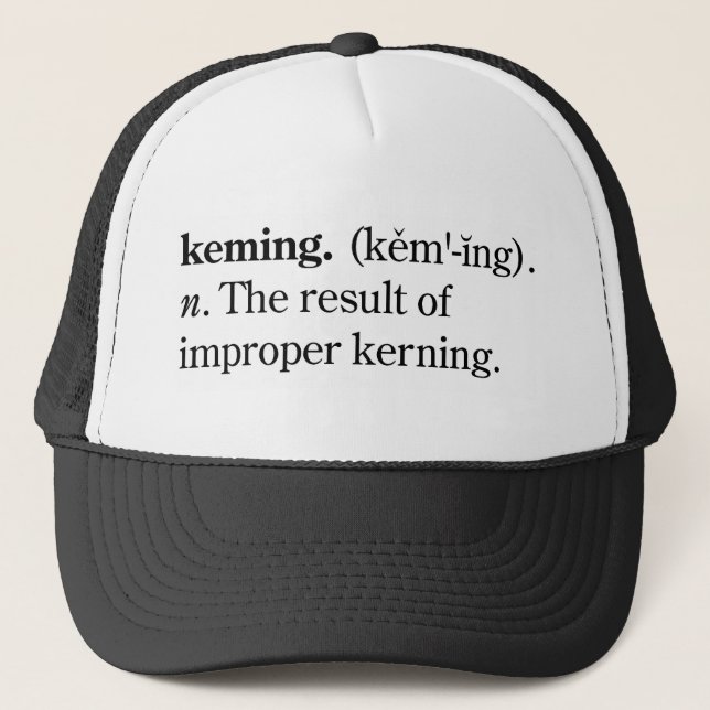 Keming Trucker Hat (Front)