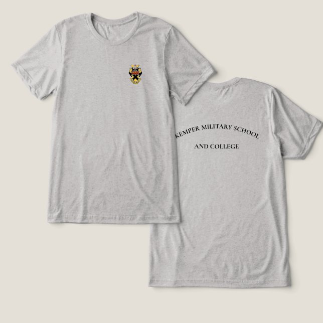 Kemper Small Crest Bella+Canvas Tee (Design Front & Back)