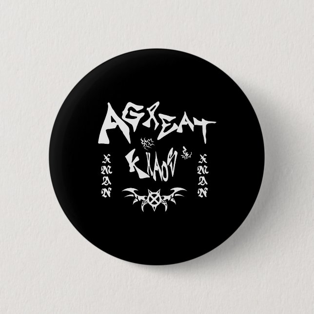 Ken Carson Merch Design Agc  6 Cm Round Badge (Front)