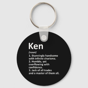 Ken Definition Personalised Name Fun Birthday Gift Key Ring
