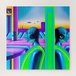 Ken Gauge Future Spectrum Sci-Fi Jigsaw Puzzle