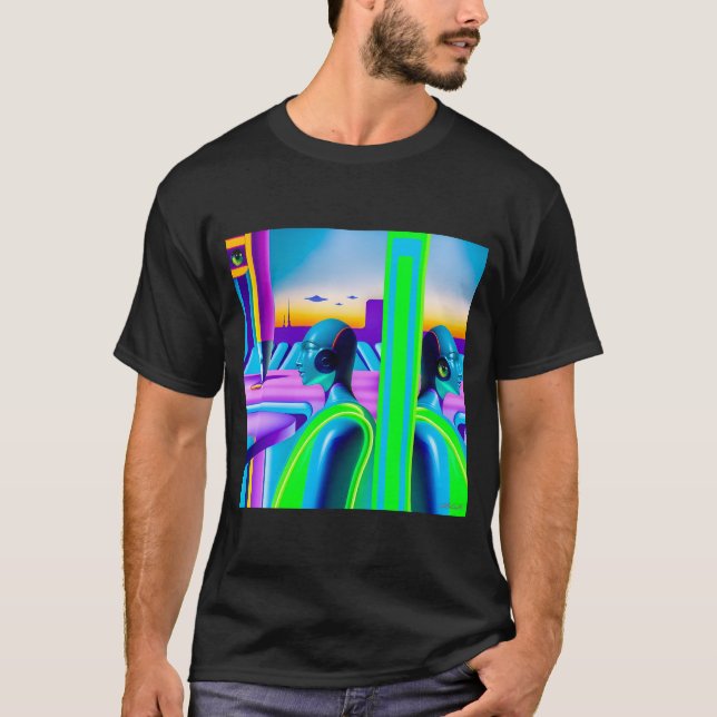Ken Gauge Future Spectrum Sci-Fi T-Shirt (Front)