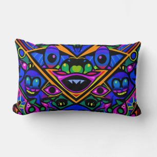 Ken Gauge Graffiti Art Pop Drop Lumbar Cushion