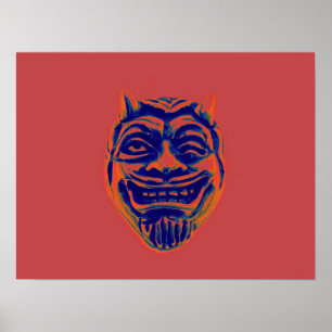 Ken Gauge Many Devils, One Satan Speciality Poster