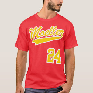 Ken Griffey Jr MOELLER Away Jersey Front Back Prin T-Shirt