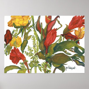 Ken & Jane's Flowers Poster