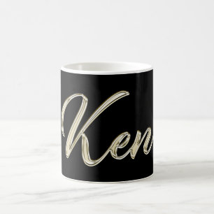 Ken Name whitegold Tasse Teetasse Coffee Mug