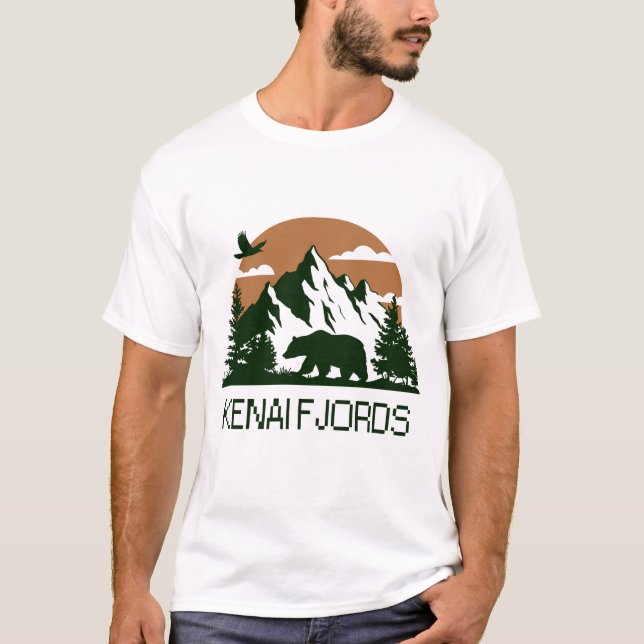 Kenai Fjords - Alaska T-Shirt (Front)