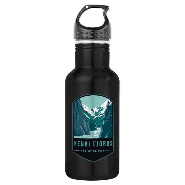 Kenai Fjords National Park 532 Ml Water Bottle (Front)