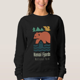 Kenai Fjords National Park Alaska Animals Minimal Sweatshirt