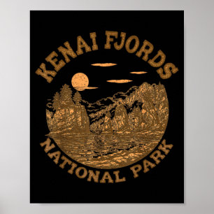 Kenai Fjords National Park Alaska Travelling Natur Poster