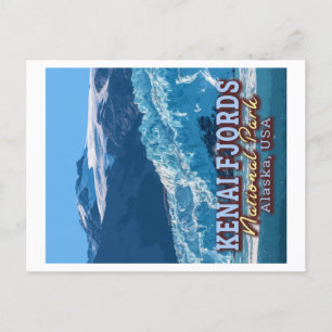 KENAI FJORDS NATIONAL PARK - ALASKA UNITED STATES POSTCARD