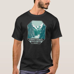 Kenai Fjords National Park Alaska Vintage  T-Shirt