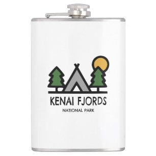 Kenai Fjords National Park Hip Flask