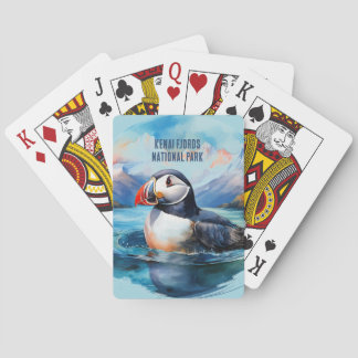 Kenai Fjords National Park Puffin Playing Cards
