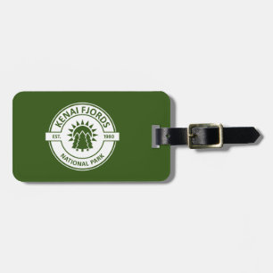 Kenai Fjords National Park Sun Trees Luggage Tag