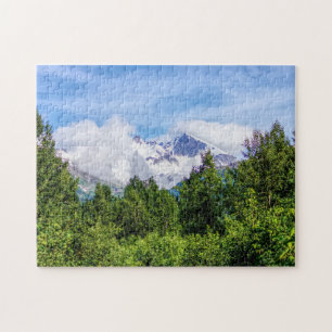 Kenai Fjords Snowy Mountains Jigsaw Puzzle