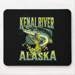 Kenai River Alaska Fishing Vacation Fishing Lover Mouse Pad