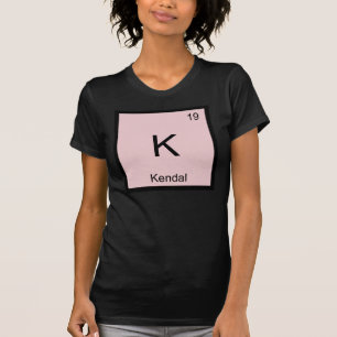 Kendal Name Chemistry Element Periodic Table T-Shirt