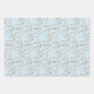 Kendall Boggs Fine Art Pale Rabbits Wrapping Paper Sheet
