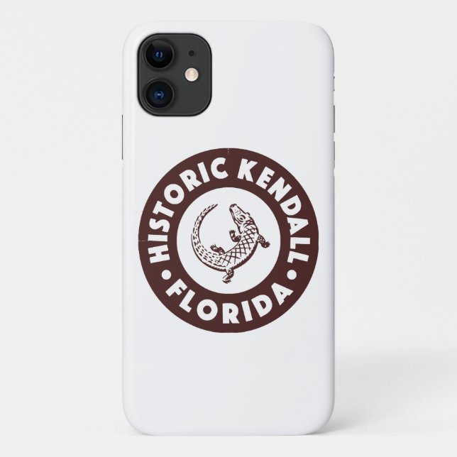 Kendall Florida Circle - Brown  Case-Mate iPhone Case (Back)