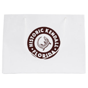 Kendall Florida Circle - Brown Large Gift Bag