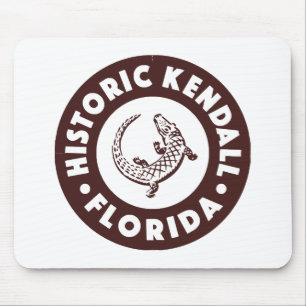 Kendall Florida Circle - Brown Mouse Pad